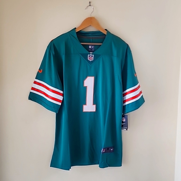 TUA TAGOVAILOA MIAMI DOLPHINS THROWBACK JERSEY - Picture 1 of 8